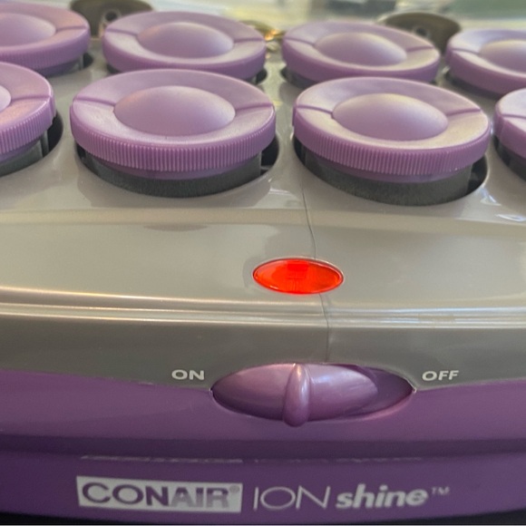 CONAIR ION Shine CHV14IX With 12 Velvet Flocked Hot Curlers & 10 Clips - Picture 3 of 8